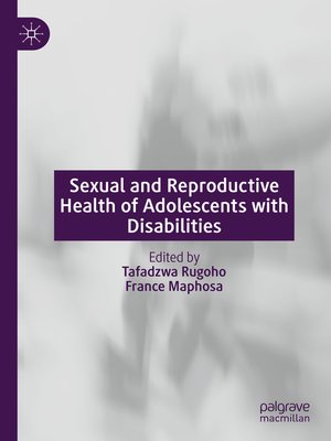 cover image of Sexual and Reproductive Health of Adolescents with Disabilities